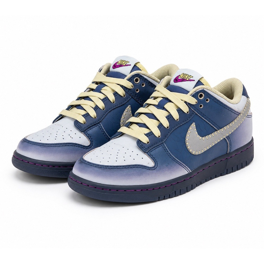 Nike Dunk Low Halloween "I Am Fearless" Kids 1.5Y FQ8755-491 Blue Gradient